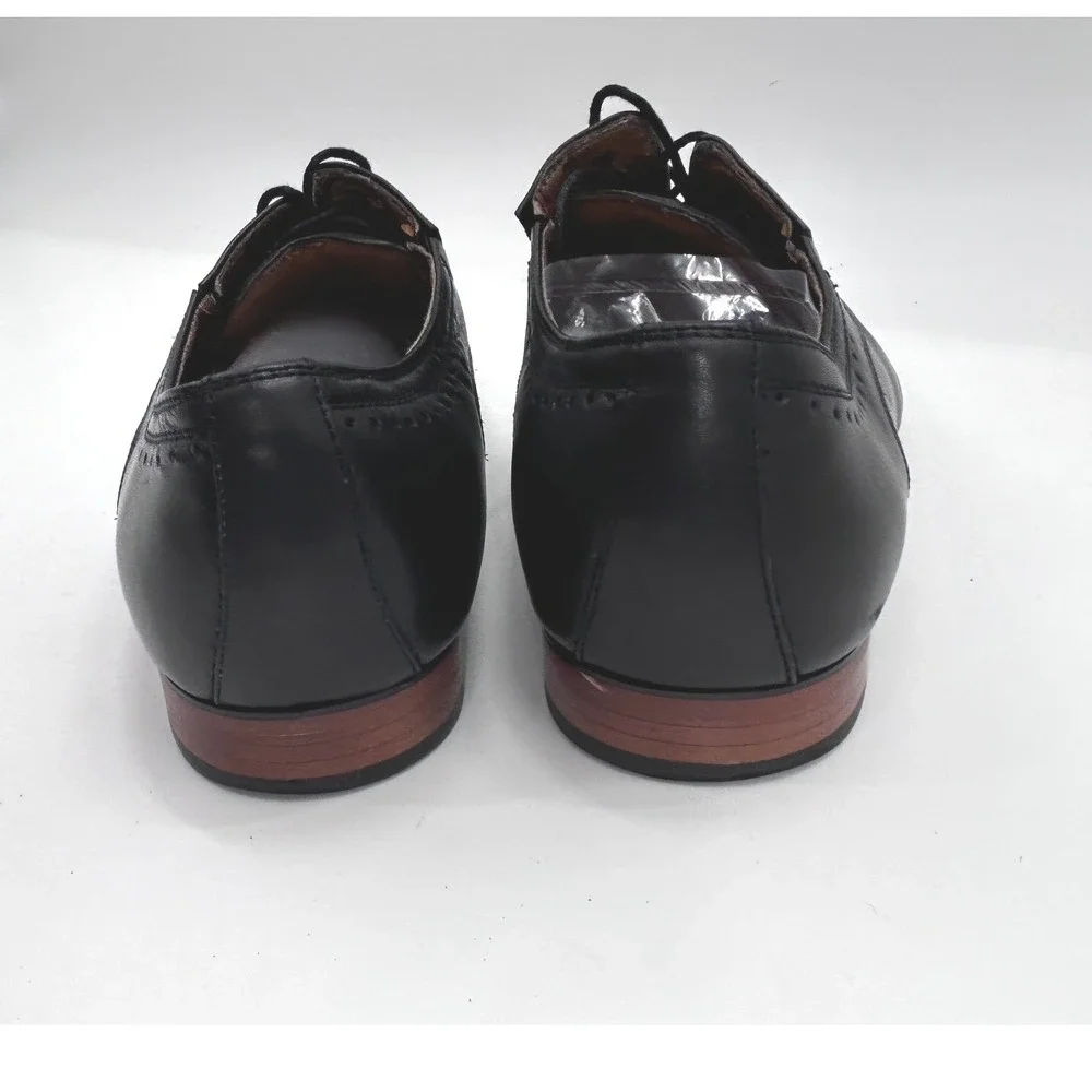 ALDO Black Leather Derby Dress Shoes Men's Lace Up Oxford Formal Shoes size 9